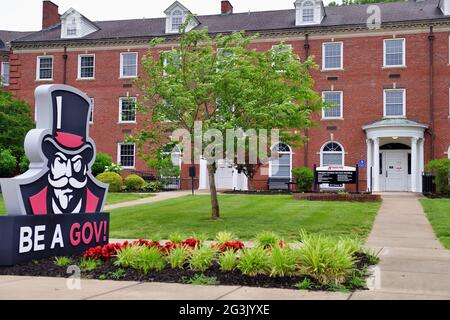 Clarksville, Tennessee, États-Unis. Résidences sur le campus de l'université d'État d'Austin Peay. Banque D'Images