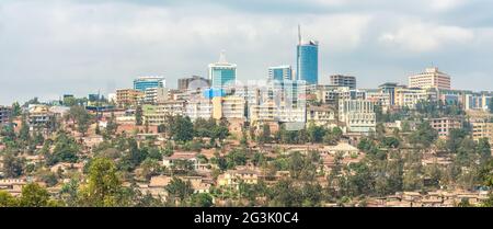 Centre ville de Kigali Banque D'Images