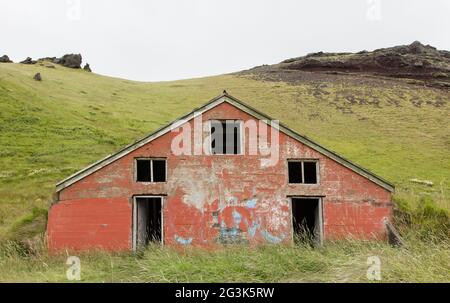 Ancienne ferme abandonnée Banque D'Images