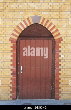 Porte en bois ancienne Banque D'Images