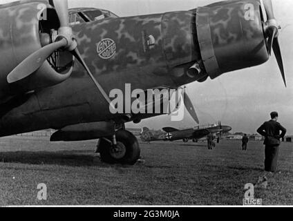 Deuxième Guerre mondiale / Seconde Guerre mondiale, guerre aérienne, bataille d'Angleterre, 10.7. - 31.10.1940, À USAGE ÉDITORIAL EXCLUSIF Banque D'Images