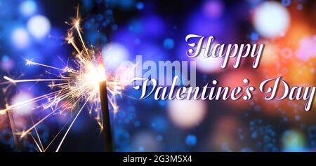 Happy valentines day background Banque D'Images