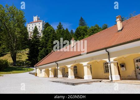 Château de Trakoscan en Croatie rurale Banque D'Images