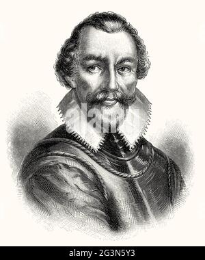 Sir Martin Frobisher, c. 1535 – 1594, un marin anglais qui a fait trois voyages au Nouveau monde à la recherche du passage Nord-Ouest Banque D'Images