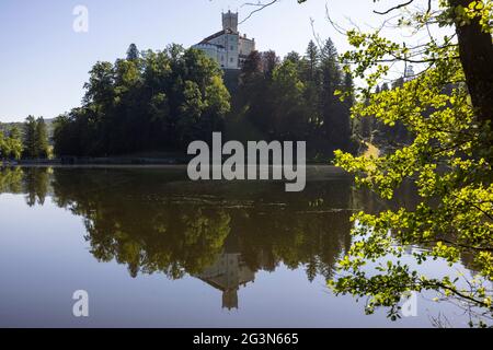 Château de Trakoscan en Croatie rurale Banque D'Images