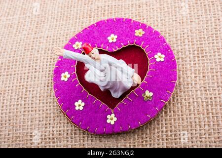 Modèle de figurine Sufi Dervish de petite taille Banque D'Images