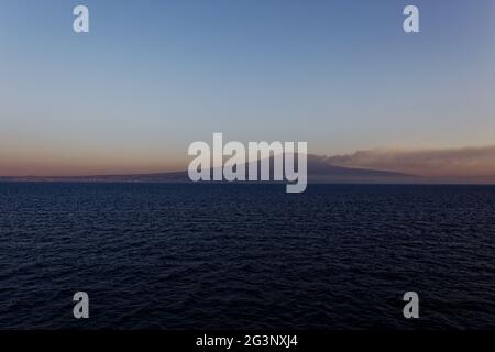 Arrivée à la catainie sur Mein Schiff Herz - Mont Etna - volcan Etna - Catane Italie/Sicile Banque D'Images