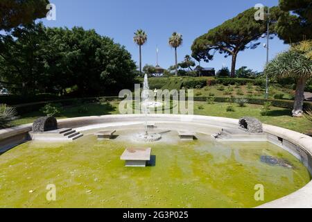 Giardino Bellini - Bellini Garden - Catane Italie Banque D'Images