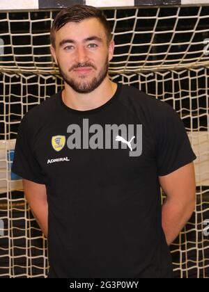 Jannik Kohlbacher Rhein-Neckar Löwen DHB HBL Liqui Moly Handball Bundesliga 2019-20 Banque D'Images