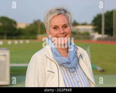 Président de LandesSportBund Saxe-Anhalt Silke Renk-Lange Banque D'Images