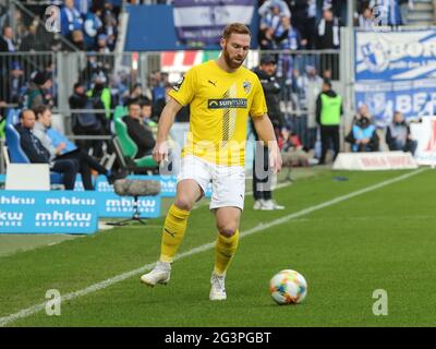 Nico Hammann, joueur de football allemand du FC Carl Zeiss Jena DFB 3e saison de ligue 2019-20 Banque D'Images