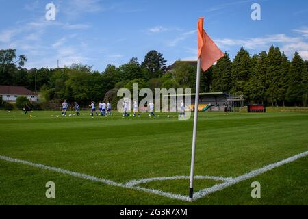 Llandarcy, Neath, pays de Galles 30 mai 2021. Orchard Welsh Premier Women's League match entre Swansea City Dames et Abergavenny Women. Banque D'Images