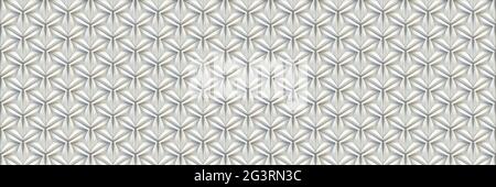 Abstrait mur carreaux texture arrière-plan textile 3D Banque D'Images