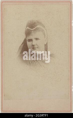 Portrait d'Emma, Reine Regents des pays-Bas. . Banque D'Images