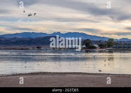 Une vue à couper le souffle à Lake Havasu, en Arizona Banque D'Images