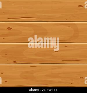 Arrière-plan de dessin animé en bois, planches texturées dans le style de dessin animé isolé. Vider le panneau, le plancher, la surface en bois dur. Élément de conception d'interface utilisateur, décoration. Vecteur illust Illustration de Vecteur