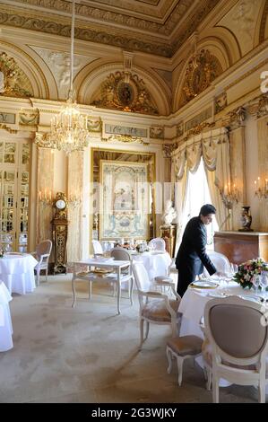 FRANCE. MONACO ET MONTE-CARLO, HÔTEL DE PARIS ET RESTAURANT LOUIS XV D'ALAIN DUCASSE Banque D'Images