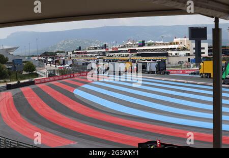 Le Castellet, France. 18 juin 2021. Le Castellet, France. 16 juin 2021. Le Castellet, France. Juin 18 2021: Installation, techniques de photos pendant le Grand Prix des Emirats de Formule 1, France., . Championnat du monde de Formule 1 de la FIA du 18 au 20 juin 2021 sur le circuit Paul Ricard, au Castellet, France - photo Marc de Mattia/DPPI crédit: DPPI Media/Alay Live News crédit: DPPI Media/Alay Live News Banque D'Images