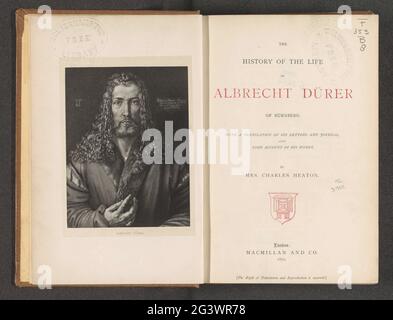 Reproduction photo d'un imprimé de François Forster à partir d'un autoportrait d'Albrecht Dürer; Albrecht Dürer. . Banque D'Images