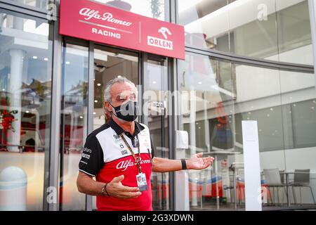 Le Castellet, France. 18 juin 2021. Le Castellet, France. 18 juin 2021. Le Castellet, France. Juin 18 2021 : le Castellet, France. 18 juin 2021. Le Castellet, France. Juin 18 2021: ZEHNDER Beat, Team Manager d'Alfa Romeo Racing ORLEN, portrait pendant le Grand Prix des Emirats de Formule 1, France., . FIA Formule 1 Championnat du monde du 18 au 20 juin 2021 sur le circuit Paul Ricard, au Castellet, France - photo Florent Gooden/DPPI/LiveMedia crédit: Agence photo indépendante/Alamy Live News crédit: Agence photo indépendante/Alamy Live News Banque D'Images
