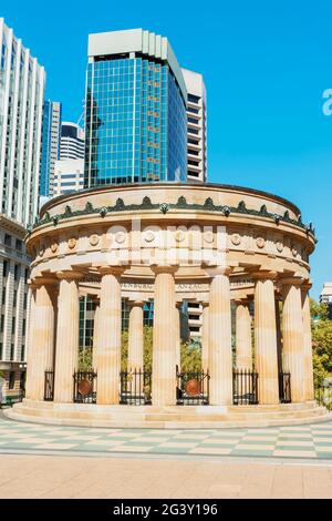 Lieu de culte du souvenir, Anzac Square, Brisbane, Queensland, Australie Banque D'Images