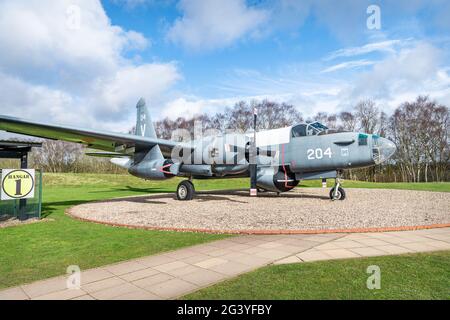 Lockheed SP-2 H Neptune au RAF Museum, Cosford, Angleterre Banque D'Images