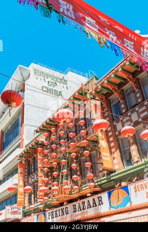 Décorations de Chinatown, San Francisco. Californie, États-Unis Banque D'Images