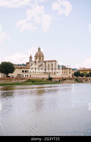 San Frediano à Cestello est l'église catholique baroque romaine dans le quartier Altrarno de Florence, région Toscane, Italie Banque D'Images