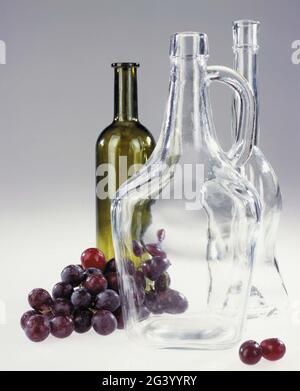 Encore plus de vie avec des lunettes et du raisin Banque D'Images