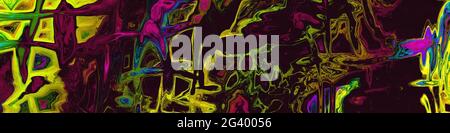 Couleurs abstraites peinture numérique Banque D'Images