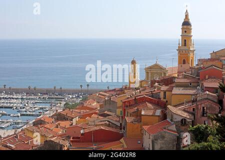 Menton, Provence-Alpes-Côte d'Azur, France Banque D'Images