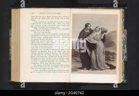 Production photo d'une peinture, représentant Marie et le Saint Jean après la crucifixion du Christ. . Banque D'Images