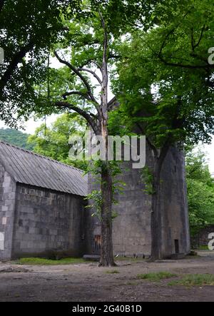 Complexe du monastère de Sanahin dans la province de Lori, Arménie Banque D'Images