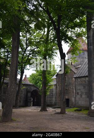 Complexe du monastère de Sanahin dans la province de Lori, Arménie Banque D'Images