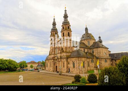 La Cathédrale de Fulda Banque D'Images