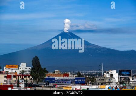 Puebla, Mexique. 17 juin 2021. Ambiance Puebla City pendant le Puebla ePrix 2021, 5ème réunion du Championnat du monde de Formule E 2020-21, sur l'Autodromo Miguel E. Abed du 18 au 20 juin, à Puebla, Mexique - photo Xavi Bonilla/DPPI crédit: DPPI Media/Alay Live News Banque D'Images