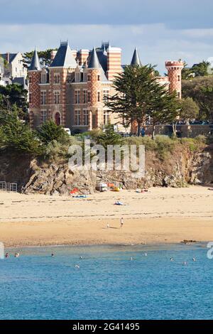 Château du Nessay près de Saint Briac sur Mer - Bretagne, Ille-et-Vilaine, France Banque D'Images