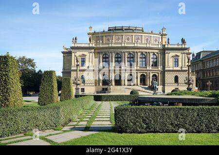 Rudolfinum immeuble sur la place Jan Palach à Prague Banque D'Images