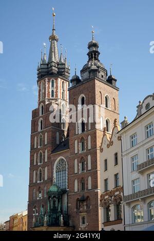 Basilique St Marys à Cracovie Banque D'Images