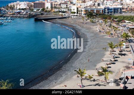 Plage de San Juan à Ténérife Banque D'Images