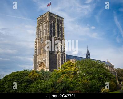 Voir l'église de St Edmund's à Southwold Banque D'Images