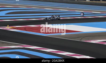 Le Castellet, France. 18 juin 2021. 22 TSUNODA Yuki (jap), Scuderia AlphaTauri Honda AT02, actionpendant le Grand Prix de France des Émirats de Formule 1 2021, 7e tour du Championnat du monde de Formule 1 2021 de la FIA du 18 au 20 juin 2021 sur le circuit Paul Ricard, au Castellet, France - photo Marc de Mattia / DPPI / LiveMedia crédit: Agence photo indépendante / Alay Live News Banque D'Images