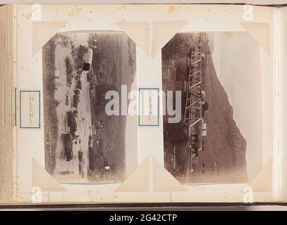 Pont sur la rivière crocodile en Afrique du Sud; pont sur la rivière Crocodile; rivière Crocodile. Partie de l'album avec 191 photos d'un voyage en Afrique du Sud. Banque D'Images