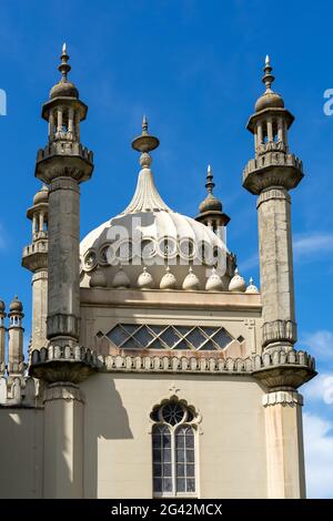 BRIGHTON, Sussex/UK - Août 31 : Vue sur le Royal Pavilion à Brighton, Sussex le 31 août 2019 Banque D'Images