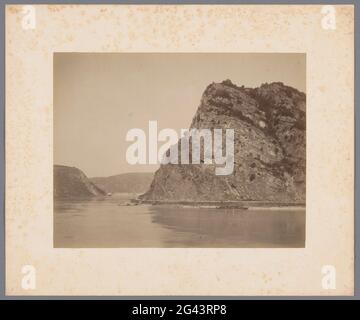 Vue sur la rivière le long de Loreley. . Banque D'Images