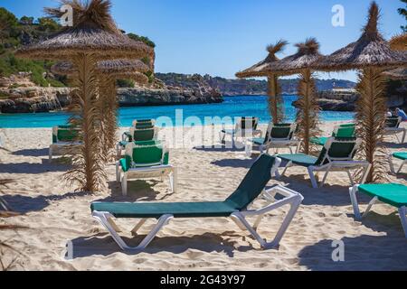 Baie de Cala Llombards à Majorque, Espagne Banque D'Images