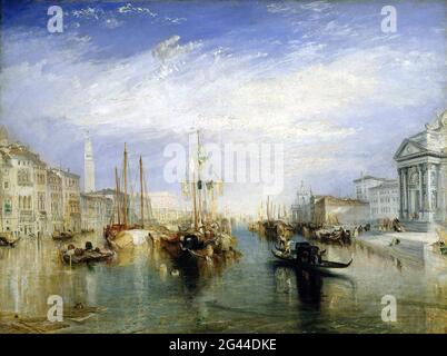 Joseph Malbord William Turner - Venise depuis le porche de Madonna Della Salute Banque D'Images