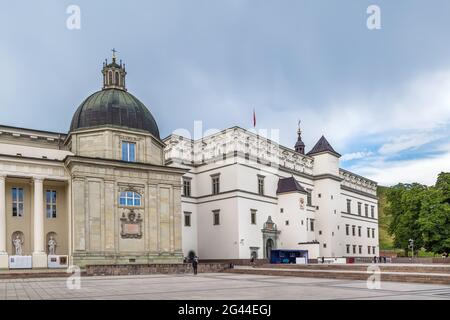 Palais des Grands Ducs de Lituanie, Vilnius, Lituanie Banque D'Images