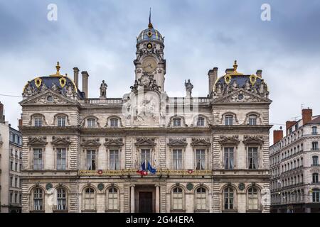 Hotel de Ville, Lyon, France Banque D'Images