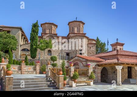 Monastery of Varlaam in Meteora, Greece Banque D'Images